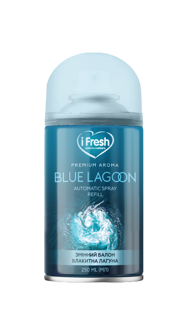 Змінний балон IFRESH д/осв повітря premium aroma blue lagoon 250 мл